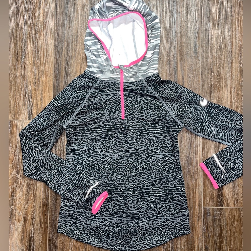 Nike girls quarter zip hoodie